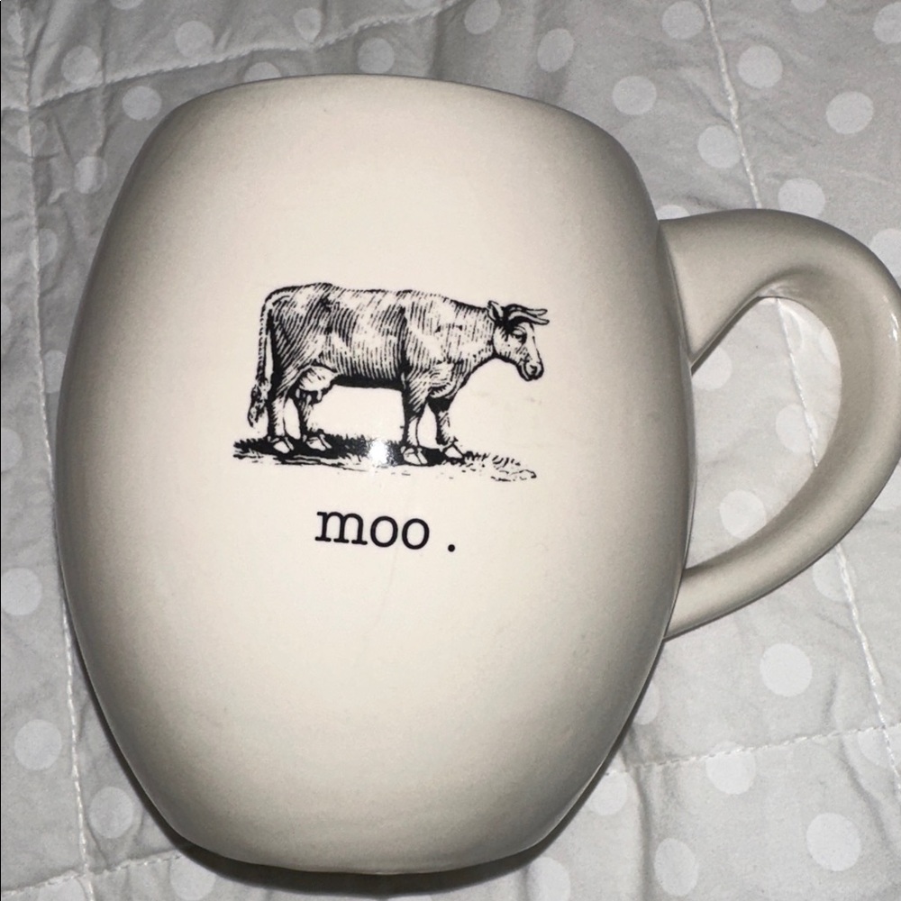 Vintage Magenta Rae Dunn Farm Series Mug!